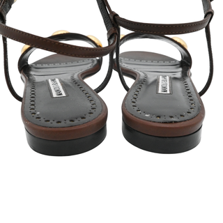 MANOLO BLAHNIK | Chaouhen Leather Flats