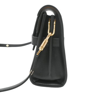 TORY BURCH | Black Leather Lee Radziwill Shoulder Bag