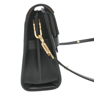 TORY BURCH | Black Leather Lee Radziwill Shoulder Bag