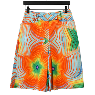 DOLCE & GABBANA | Multicolored Print Cotton Shorts