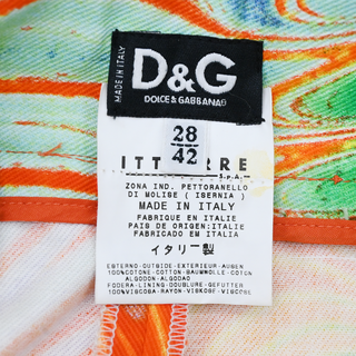 DOLCE & GABBANA | Multicolored Print Cotton Shorts
