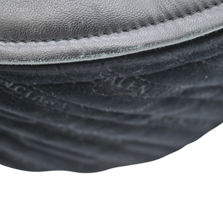 BALENCIAGA | Black Charms Souvenir Velvet Belt Bag