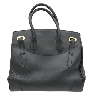 RALPH LAUREN | Black Leather Soft Ricky Bag