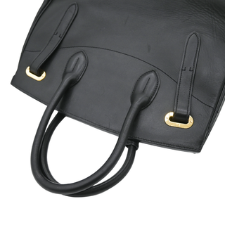 RALPH LAUREN | Black Leather Soft Ricky Bag