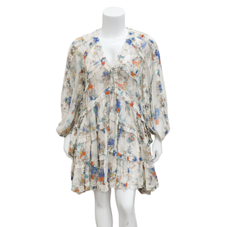 ZIMMERMANN | Clover Frill Billow Mini Dress