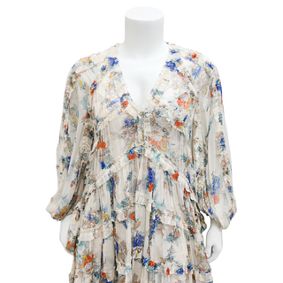ZIMMERMANN | Clover Frill Billow Mini Dress