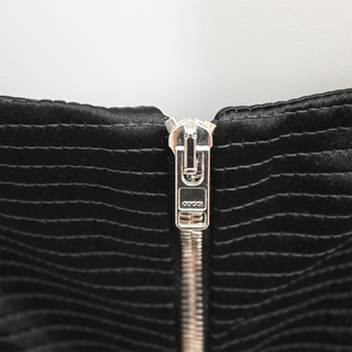 GUCCI | Black Silk Duchesse Cut-Out Dress
