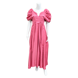 CULT GAIA | Aviva Sunkiss Pink Off The Shoulder Gown