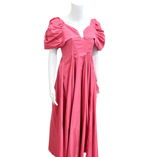 CULT GAIA | Aviva Sunkiss Pink Off The Shoulder Gown