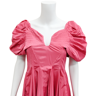 CULT GAIA | Aviva Sunkiss Pink Off The Shoulder Gown
