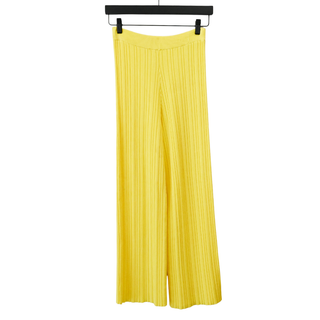 CULT GAIA | Bright Yellow Ribbed Knit Pants