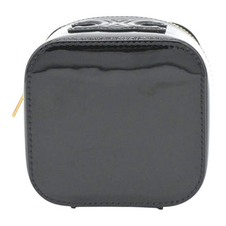CELINE | Triomphe Black Patent Mini Vanity Case Bag