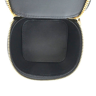 CELINE | Triomphe Black Patent Mini Vanity Case Bag