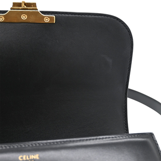 CELINE | Classique Triomphe Shiny Calfskin Leather Bag
