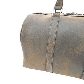 CELINE | Brown Suede Leather Boston Bag