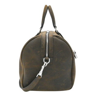 CELINE | Brown Suede Leather Boston Bag