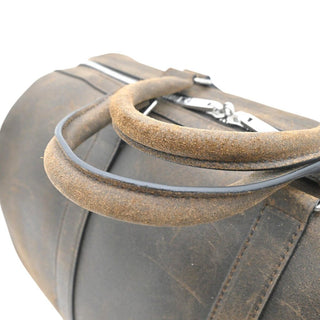 CELINE | Brown Suede Leather Boston Bag