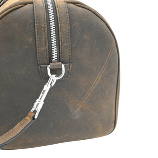 CELINE | Brown Suede Leather Boston Bag