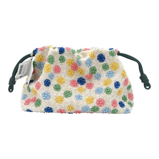 Polka Dot Beaded Flamenco Clutch