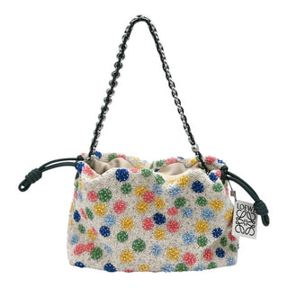 LOEWE | Polka Dot Beaded Flamenco Clutch