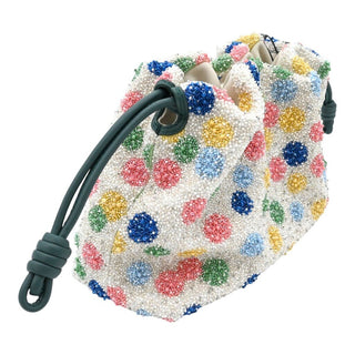 LOEWE | Polka Dot Beaded Flamenco Clutch
