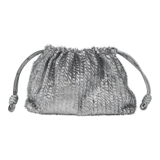 Metallic Fringe Flamenco Clutch