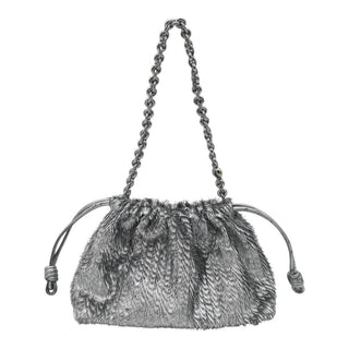 LOEWE | Metallic Fringe Flamenco Clutch