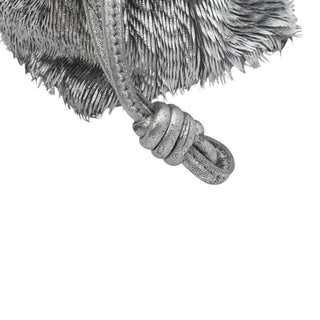 LOEWE | Metallic Fringe Flamenco Clutch