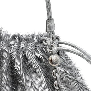 LOEWE | Metallic Fringe Flamenco Clutch