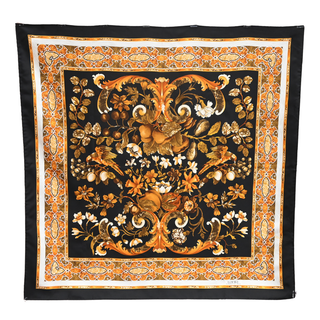 LOEWE | Autumnal Floral Silk Scarf