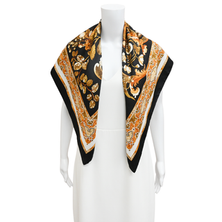 LOEWE | Autumnal Floral Silk Scarf