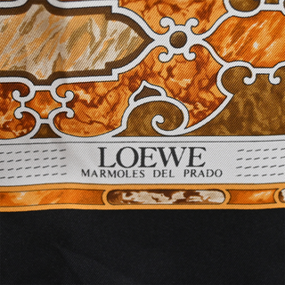 LOEWE | Autumnal Floral Silk Scarf