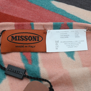 MISSONI | Multicolor Striped Cashmere-Blend Scarf