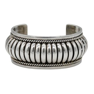 Sterling Silver Braided Cuff Bracelet