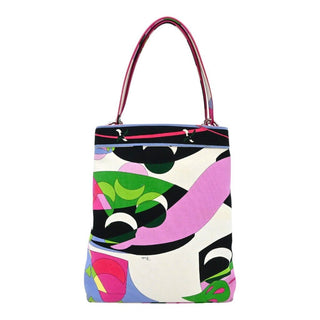 EMILIO PUCCI | Multicolored Canvas Shoulder Bag