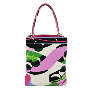 EMILIO PUCCI | Multicolored Canvas Shoulder Bag