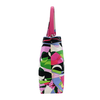 Multicolored Canvas Shoulder Bag