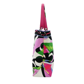 Multicolored Canvas Shoulder Bag