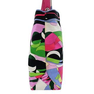 EMILIO PUCCI | Multicolored Canvas Shoulder Bag