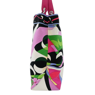 Multicolored Canvas Shoulder Bag