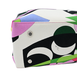 Multicolored Canvas Shoulder Bag