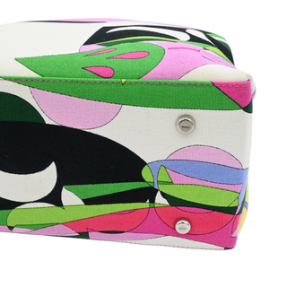 Multicolored Canvas Shoulder Bag