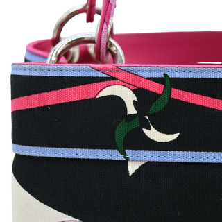 Multicolored Canvas Shoulder Bag