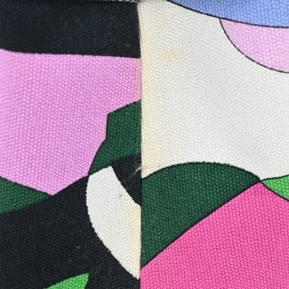 Multicolored Canvas Shoulder Bag