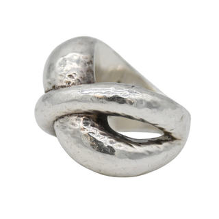 IPPOLITA | Hammered Sterling Silver Crossover Ring