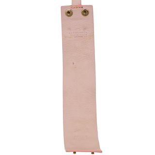 Light Pink Rockstud Leather Wrap Bracelet