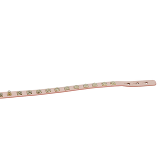 VALENTINO GARAVANI | Light Pink Rockstud Leather Wrap Bracelet