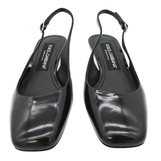 Logo-Heel Slingback Pumps