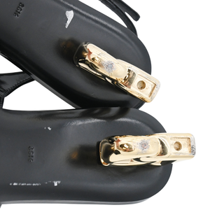 Logo-Heel Slingback Pumps