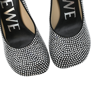 Crystal-Embellished Toy Pumps